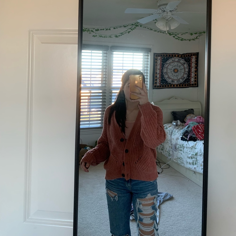 American Eagle Fuzzy Cardigan